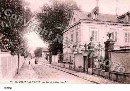 Ville de DAMMARIELESLYS, carte postale ancienne