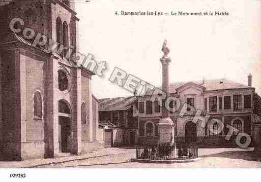 Ville de DAMMARIELESLYS, carte postale ancienne