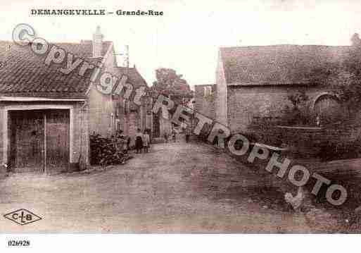 Ville de DEMANGEVELLE, carte postale ancienne