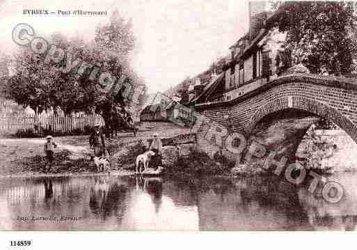 Ville de EVREUX, carte postale ancienne