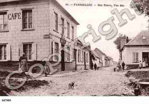 Ville de FLESSELLES, carte postale ancienne