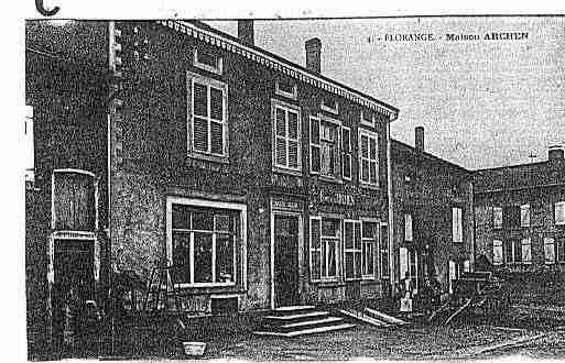 Ville de FLORANGE, carte postale ancienne