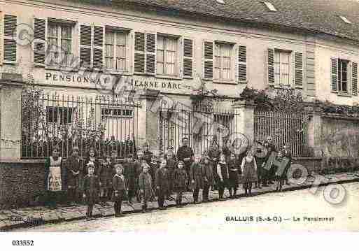 Ville de GALLUIS, carte postale ancienne