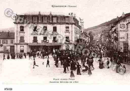 Ville de GERARDMER, carte postale ancienne