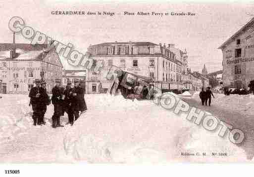 Ville de GERARDMER, carte postale ancienne