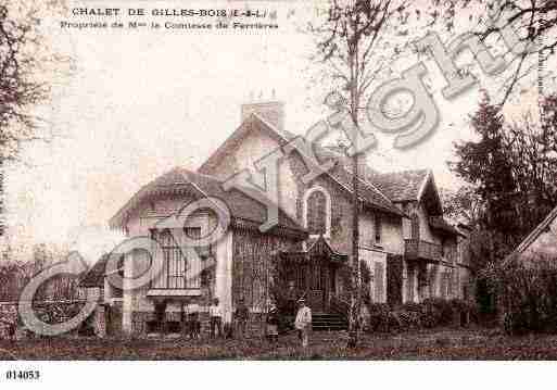 Ville de GILLES, carte postale ancienne