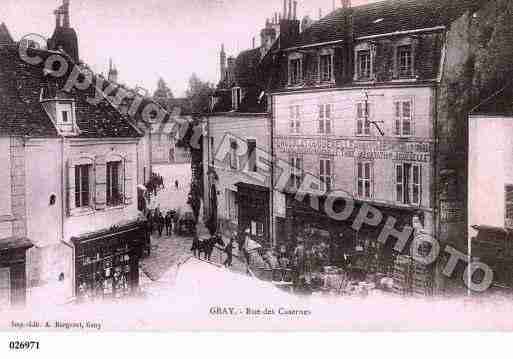 Ville de GRAY, carte postale ancienne