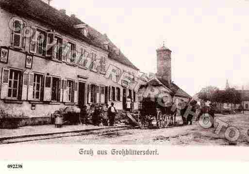 Ville de GROSBLIEDERSTROFF, carte postale ancienne