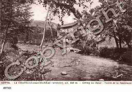 Ville de LACHAPELLESOUSCHANEAC, carte postale ancienne