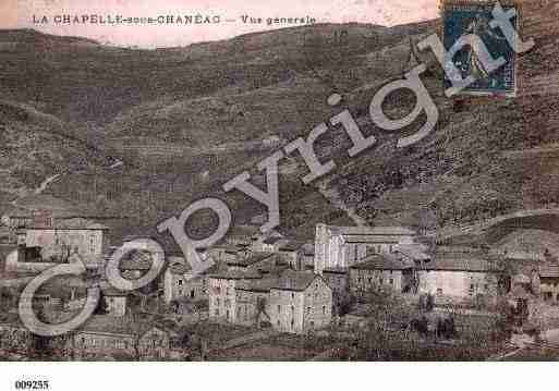 Ville de LACHAPELLESOUSCHANEAC, carte postale ancienne