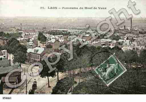 Ville de LAON, carte postale ancienne