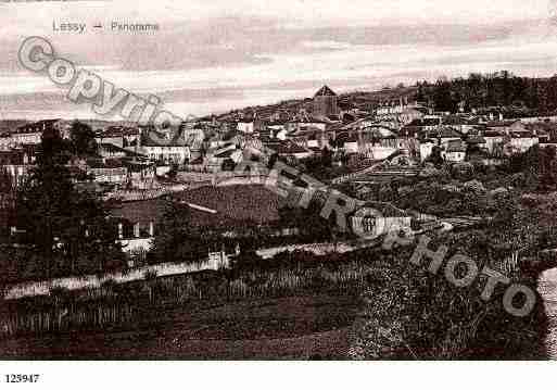 Ville de LESSY, carte postale ancienne