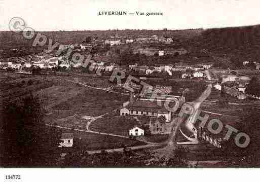 Ville de LIVERDUN, carte postale ancienne