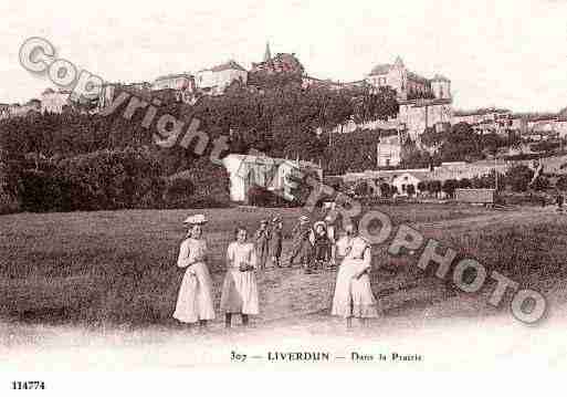 Ville de LIVERDUN, carte postale ancienne