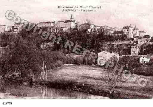 Ville de LIVERDUN, carte postale ancienne