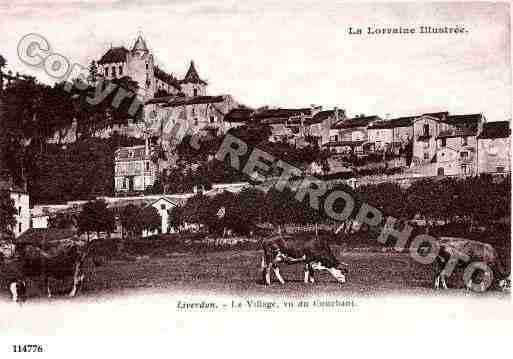 Ville de LIVERDUN, carte postale ancienne