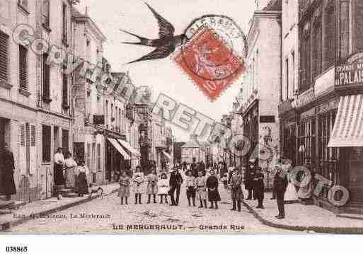 Ville de MERLERAULT(LE), carte postale ancienne