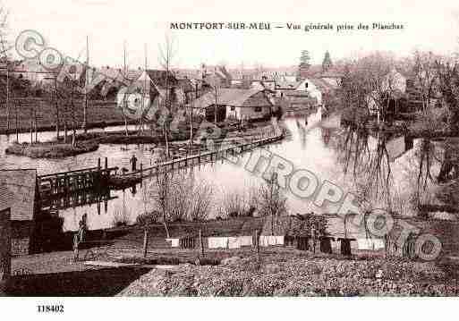 Ville de MONTFORT, carte postale ancienne