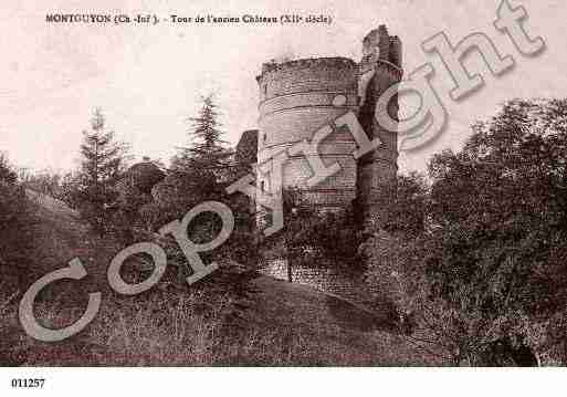 Ville de MONTGUYON, carte postale ancienne