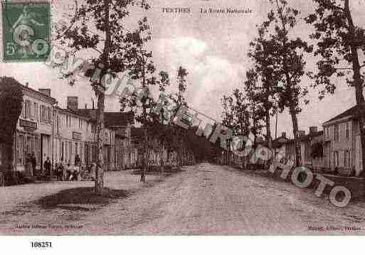 Ville de PERTHES, carte postale ancienne