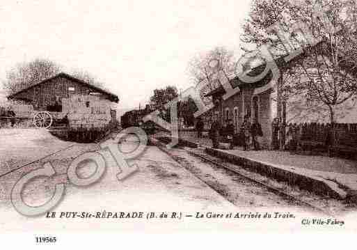 Ville de PUYSAINTEREPARADE(LE), carte postale ancienne