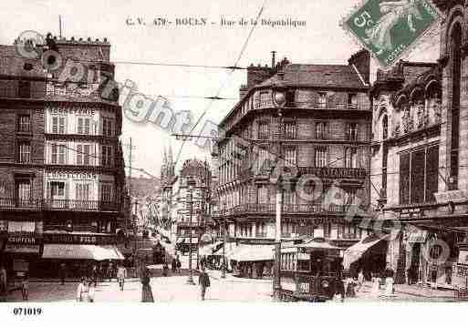 Ville de ROUEN, carte postale ancienne