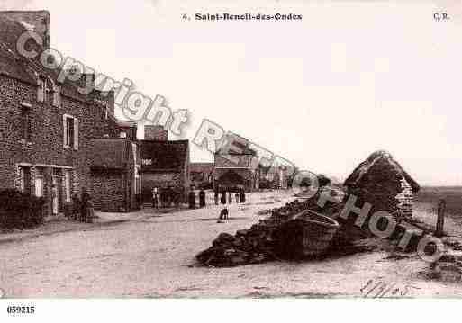 Ville de SAINTBENOITDESONDES, carte postale ancienne