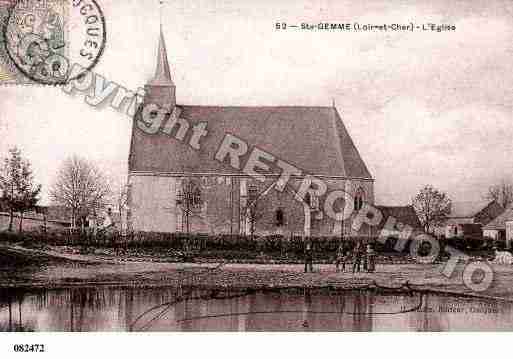 Ville de SAINTGEMME, carte postale ancienne