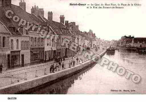 Ville de SAINTOMER, carte postale ancienne