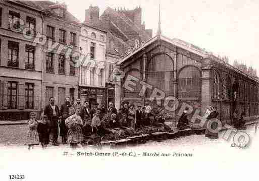 Ville de SAINTOMER, carte postale ancienne