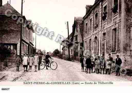 Ville de SAINTPIERREDECORMEILLES, carte postale ancienne