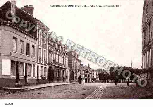 Ville de SAINTROMAINDECOLBOSC, carte postale ancienne