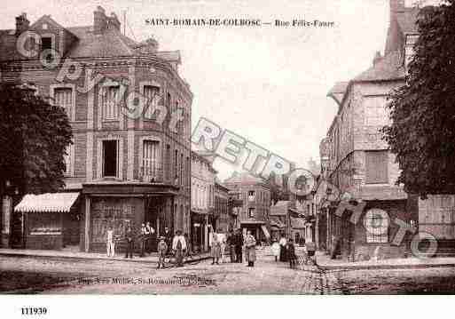 Ville de SAINTROMAINDECOLBOSC, carte postale ancienne