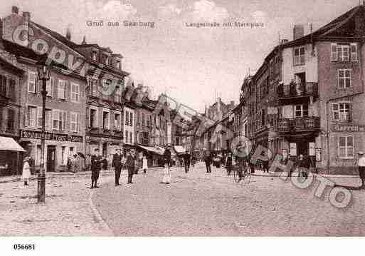 Ville de SARREBOURG, carte postale ancienne