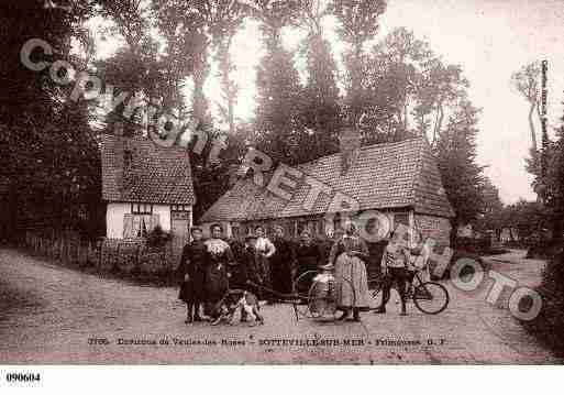 Ville de SOTTEVILLESURMER, carte postale ancienne