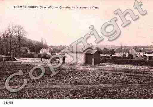 Ville de THEMERICOURT, carte postale ancienne