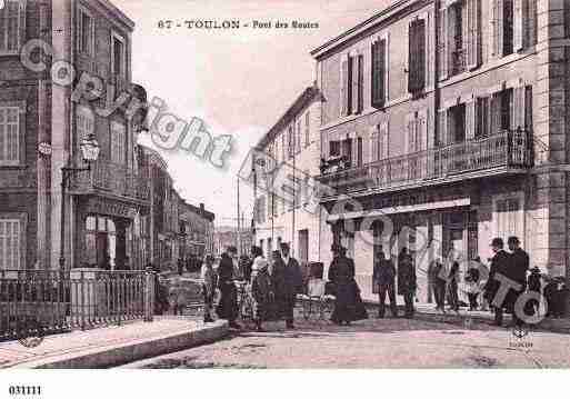 Ville de TOULON, carte postale ancienne