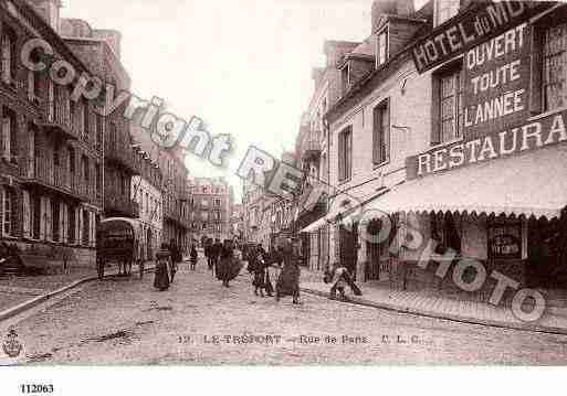 Ville de TREPORT(LE), carte postale ancienne