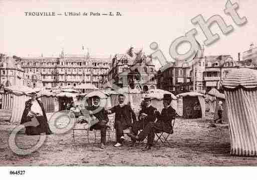 Ville de TROUVILLESURMER, carte postale ancienne