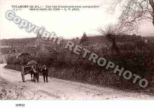 Ville de VAULANDRY, carte postale ancienne