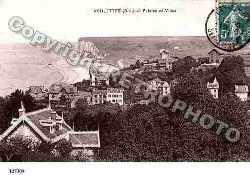 Ville de VEULETTESSURMER, carte postale ancienne