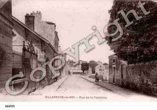 Ville de VILLENEUVELEROI, carte postale ancienne