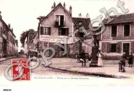 Ville de VILLENEUVELEROI, carte postale ancienne