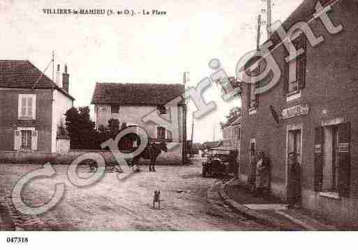 Ville de VILLIERSLEMAHIEU, carte postale ancienne