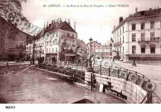 Ville de ANNECY, carte postale ancienne