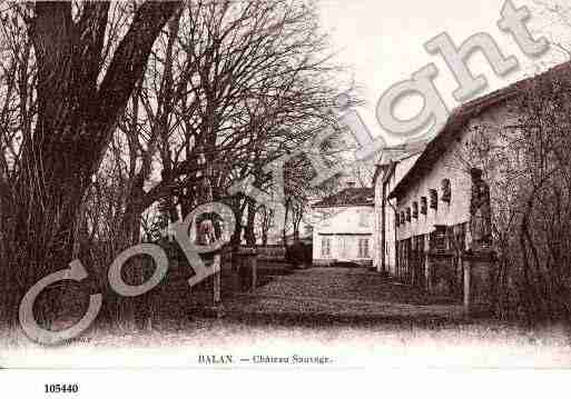 Ville de BALAN, carte postale ancienne