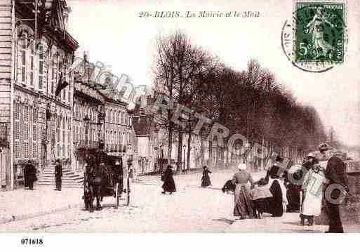 Ville de BLOIS, carte postale ancienne