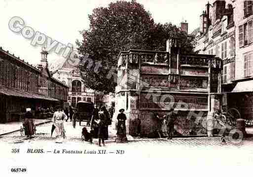 Ville de BLOIS, carte postale ancienne