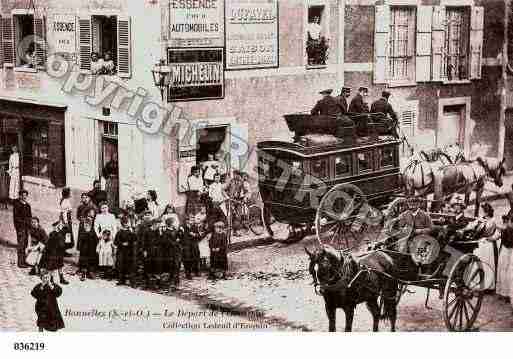 Ville de BONNELLES, carte postale ancienne