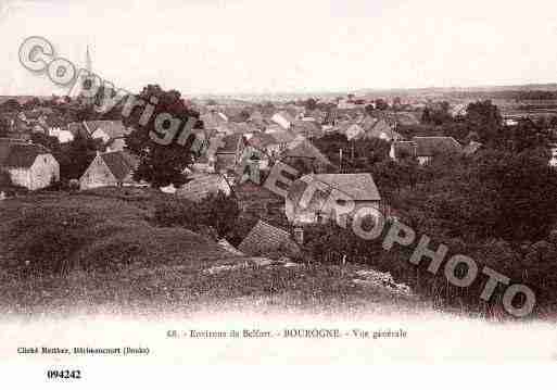 Ville de BOUROGNE, carte postale ancienne